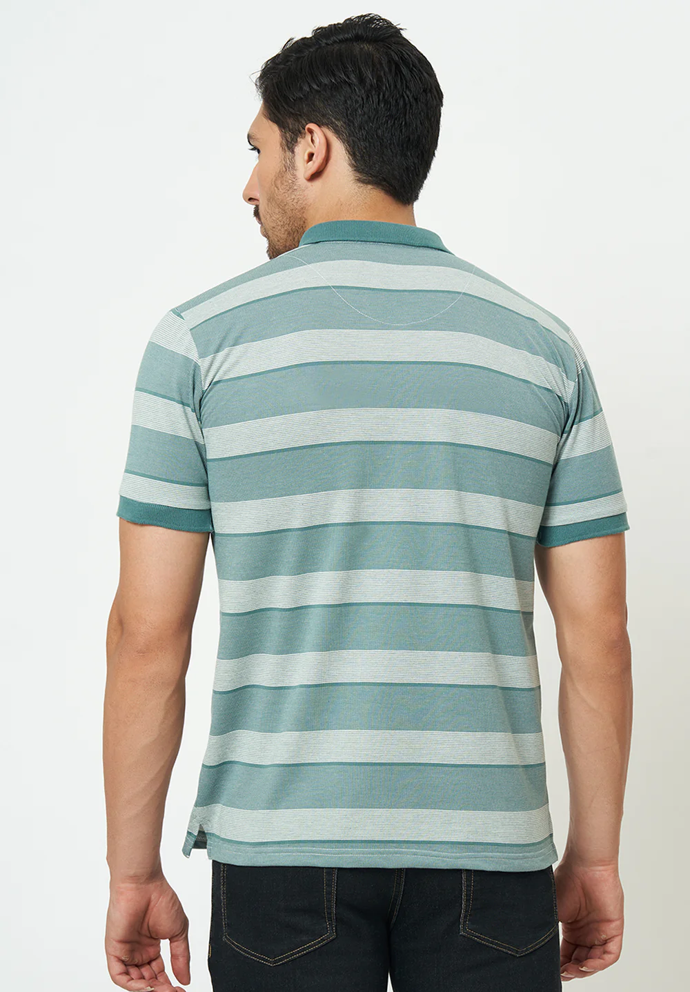 Green Cotton T-Shirt - Image 4