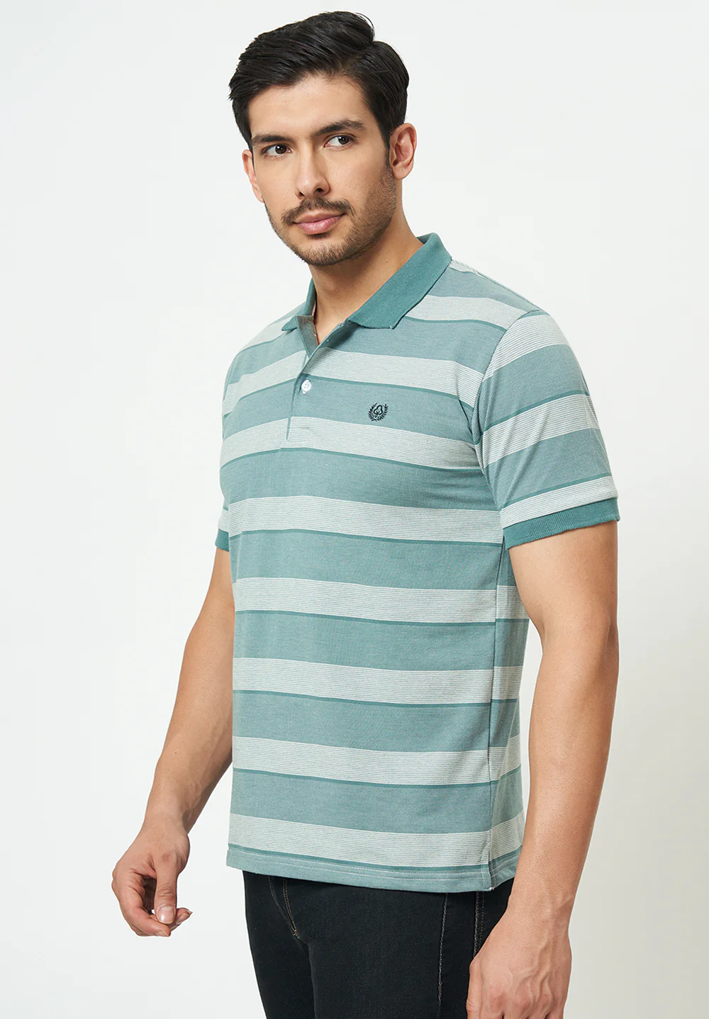 Green Cotton T-Shirt - Image 5