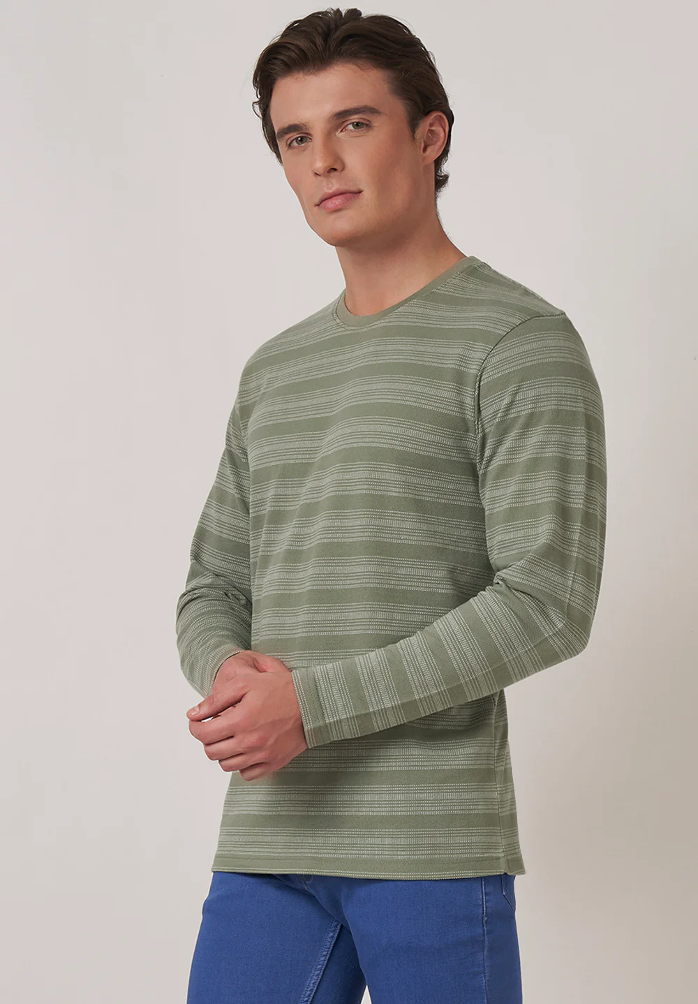 Green Cotton T-Shirt - Image 3