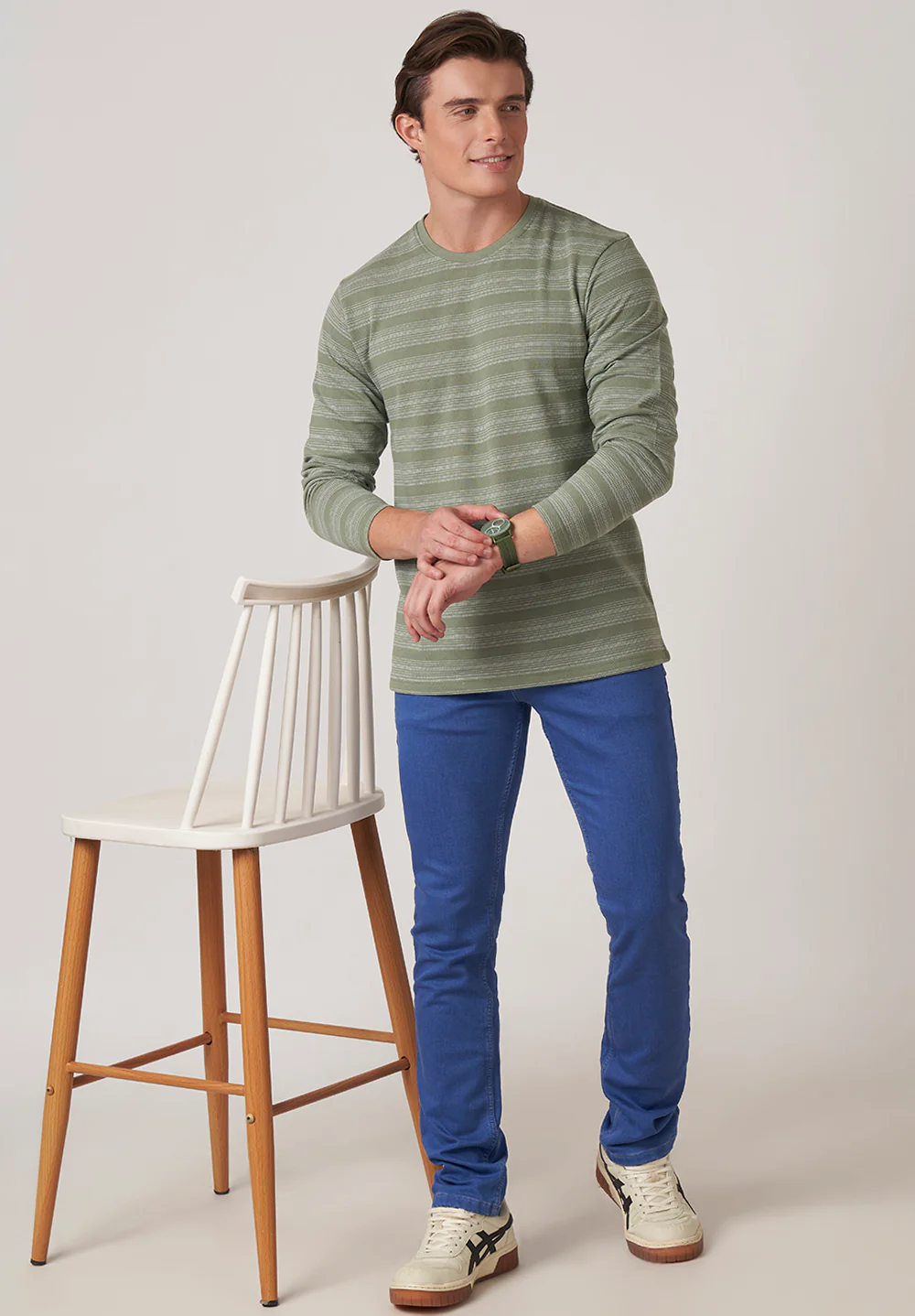 Green Cotton T-Shirt - Image 4