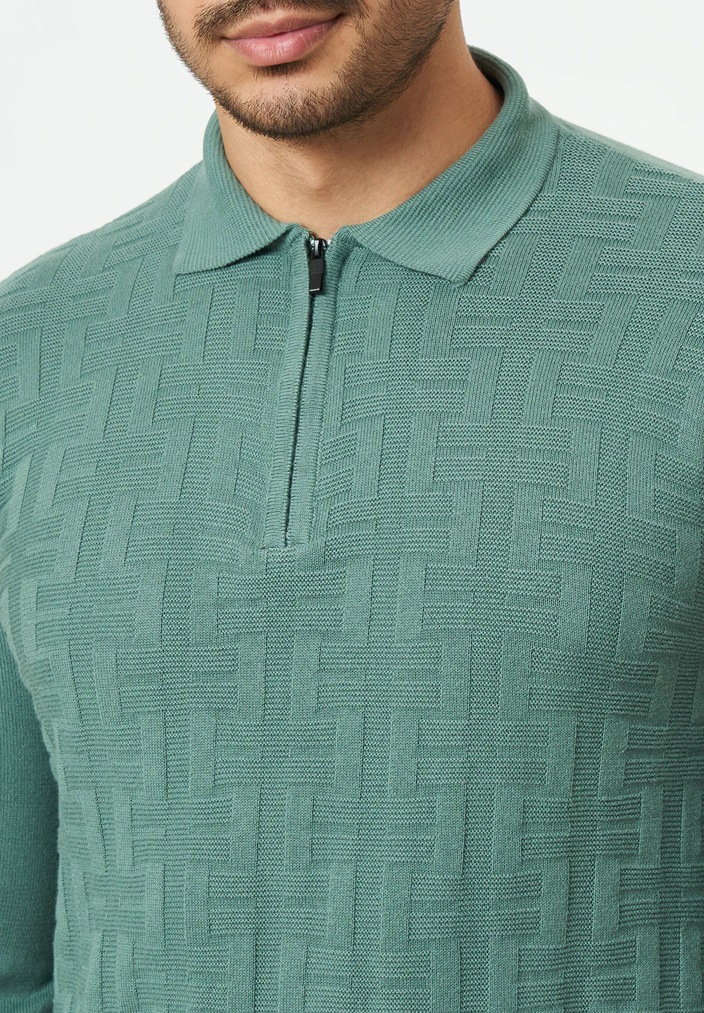 Green Cotton T-Shirt - Image 3