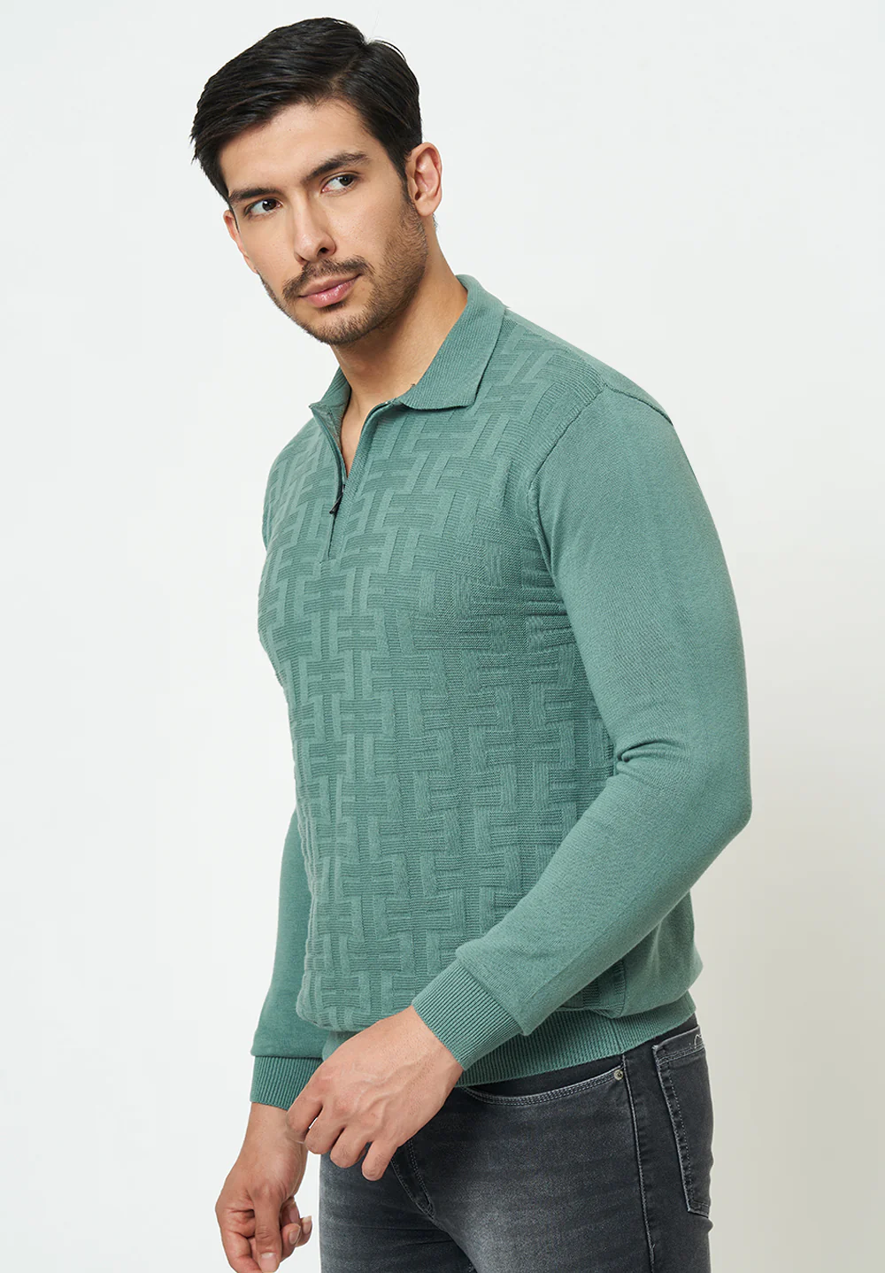 Green Cotton T-Shirt - Image 4