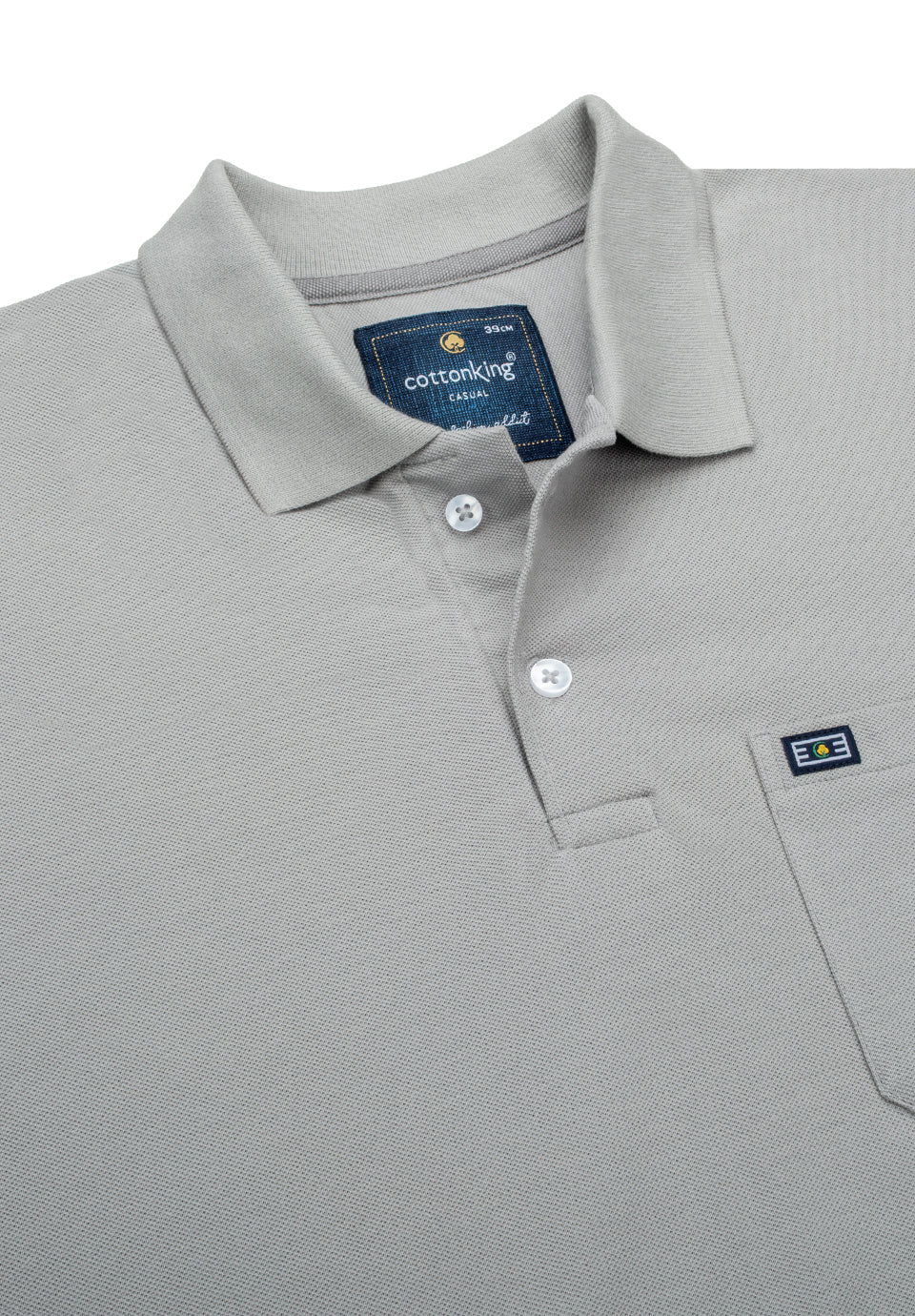 Grey Cotton T-Shirt - Image 2