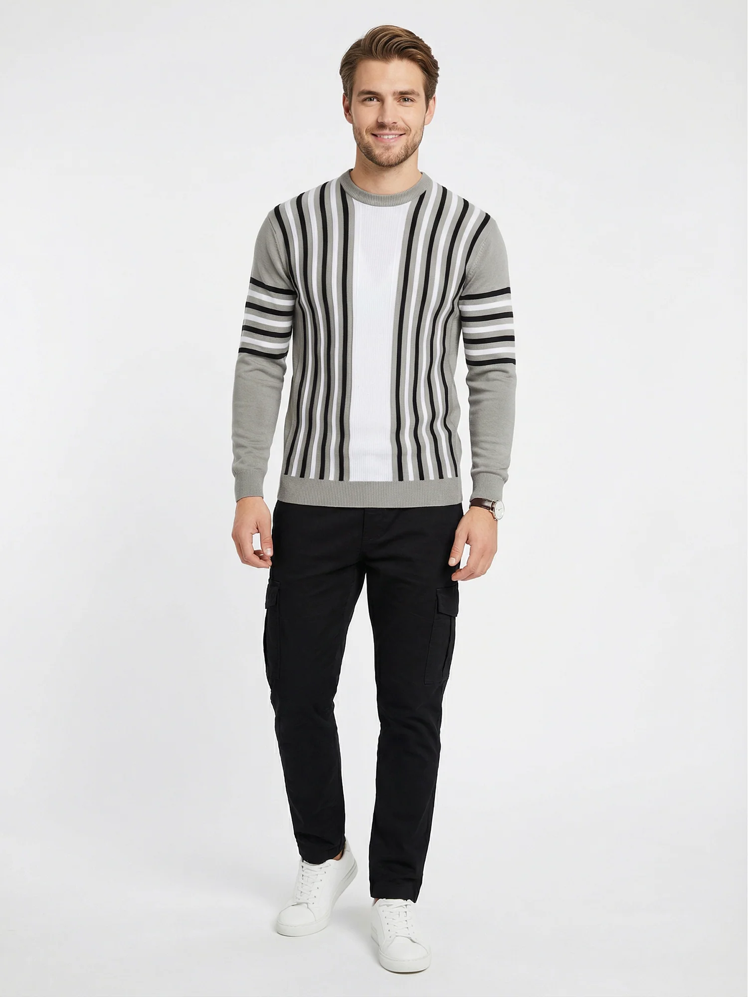 Grey Full Sleeve Winter T-Shirt