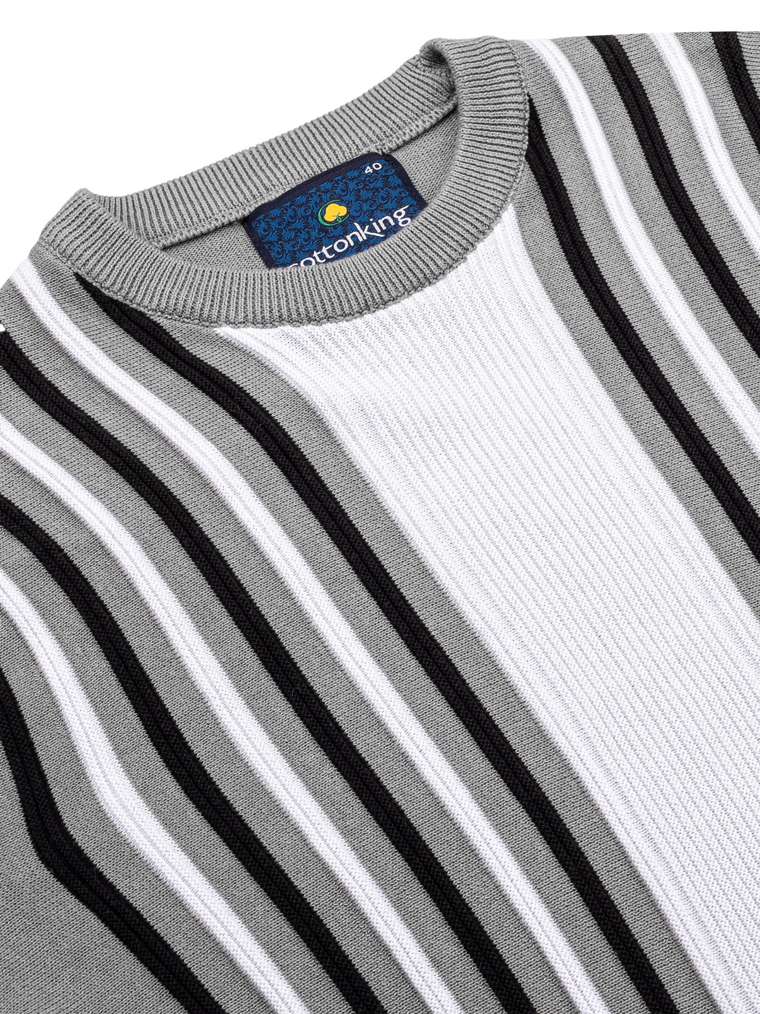 Grey Full Sleeve Winter T-Shirt - Image 2