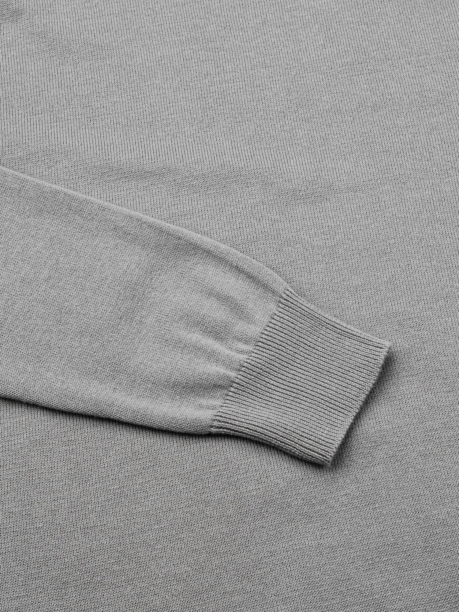 Grey Full Sleeve Winter T-Shirt - Image 5