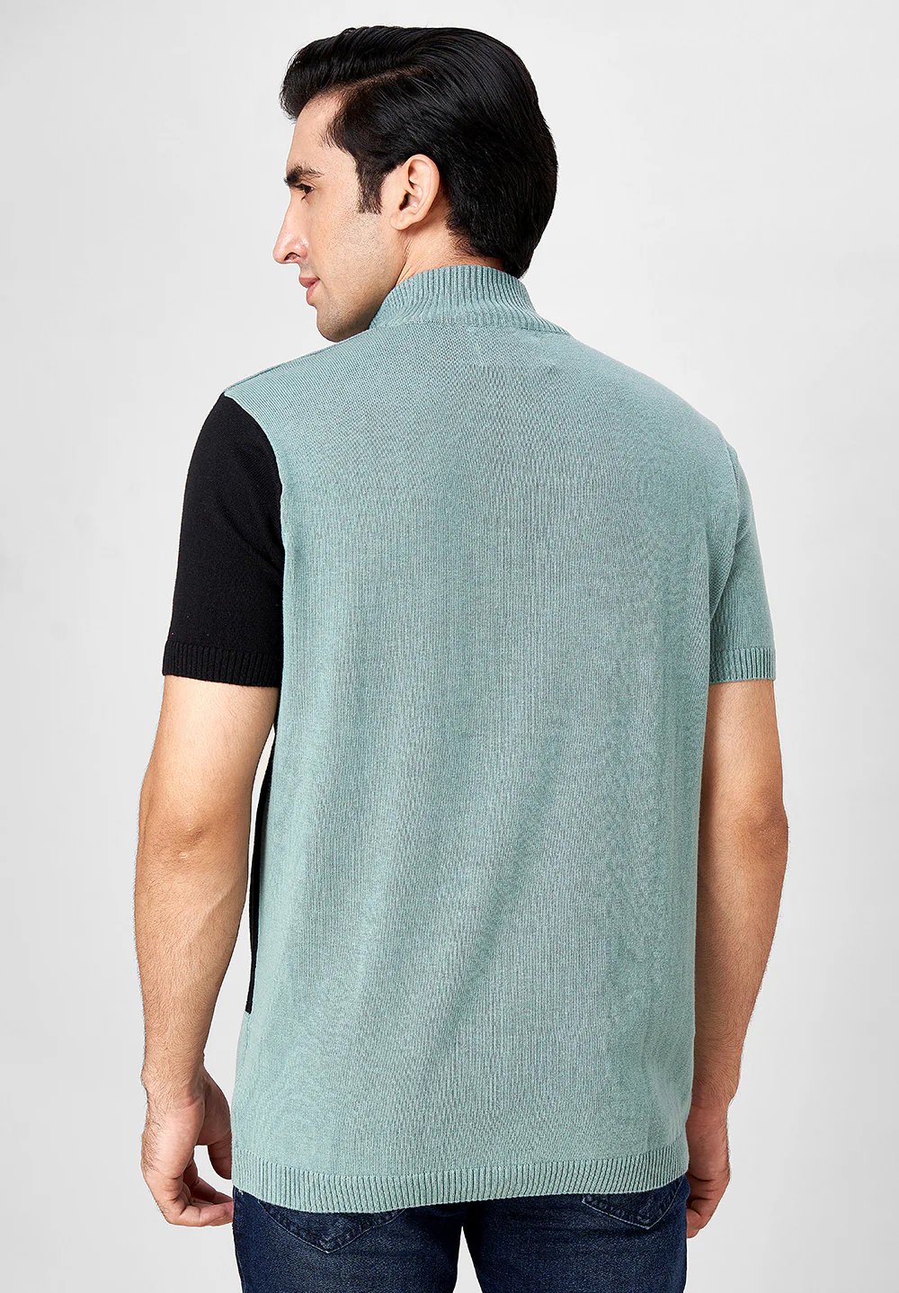 Grey Cotton T-Shirt - Image 3