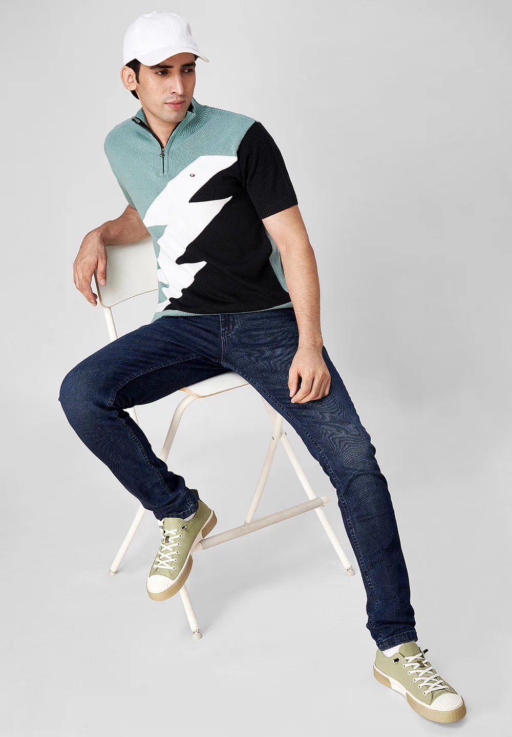 Grey Cotton T-Shirt - Image 5