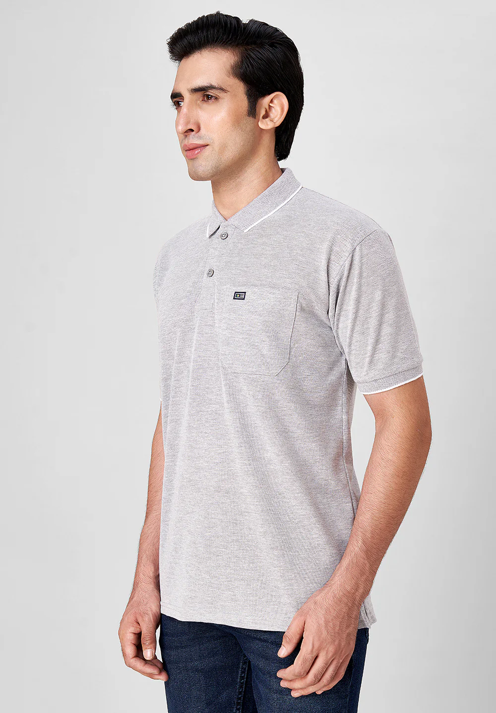 Grey Cotton T-Shirt - Image 5