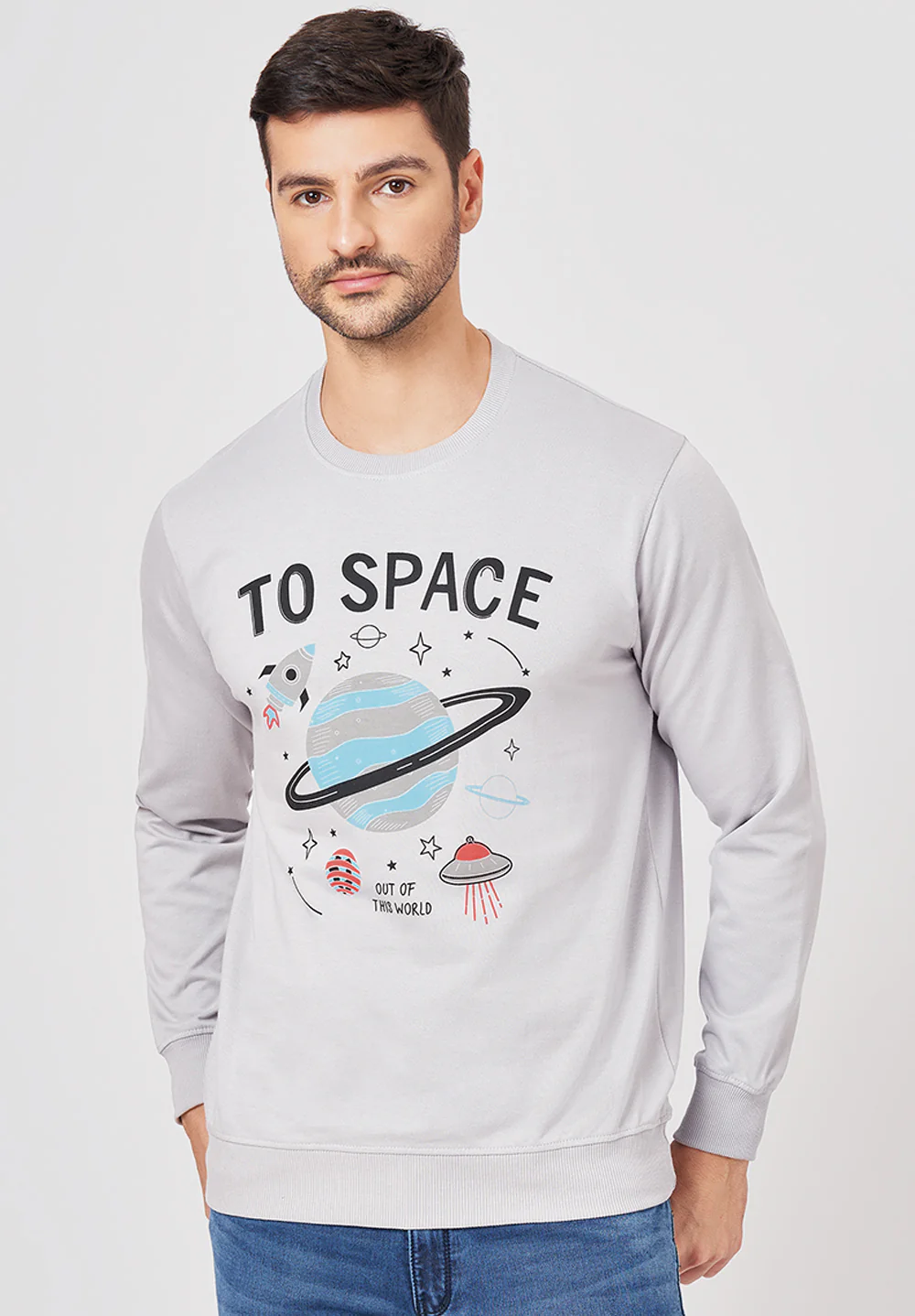 Grey Cotton T-Shirt