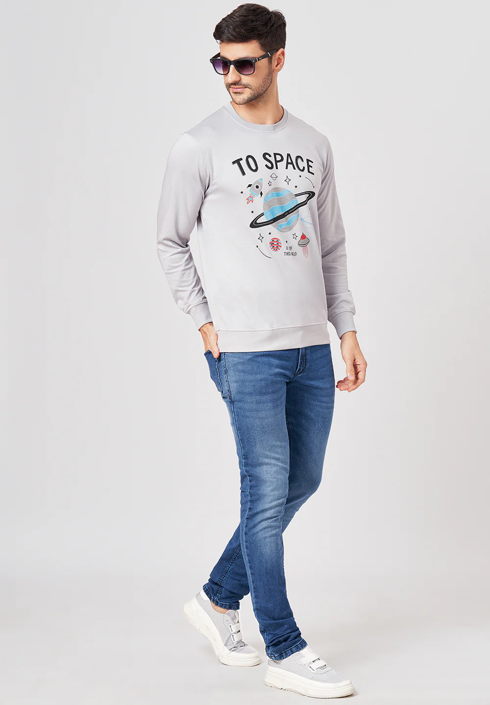 Grey Cotton T-Shirt - Image 5