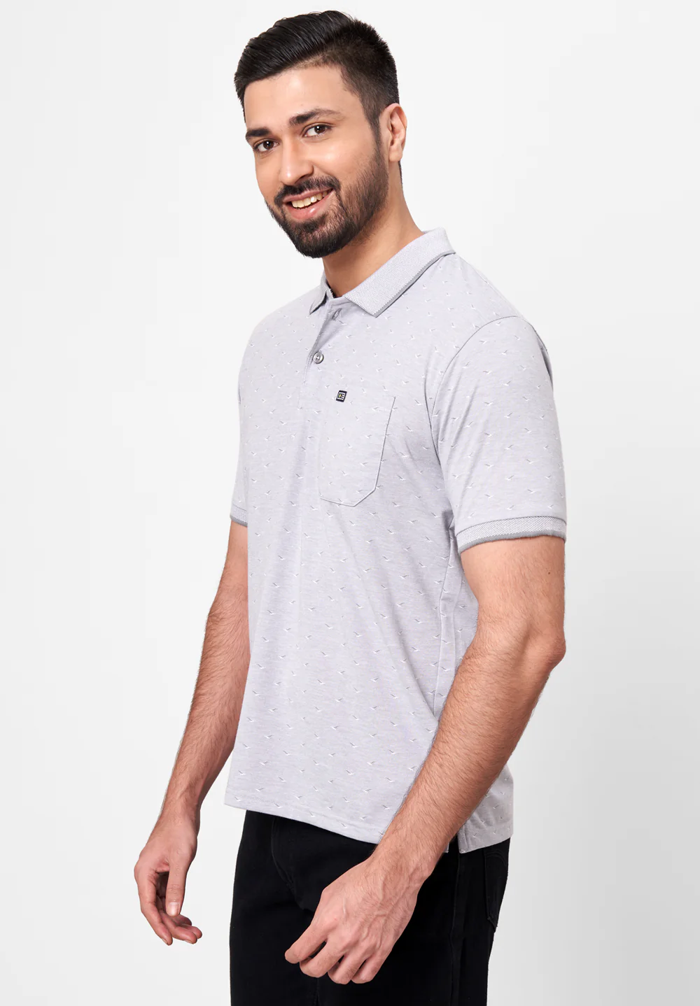 Grey Cotton T-Shirt - Image 5