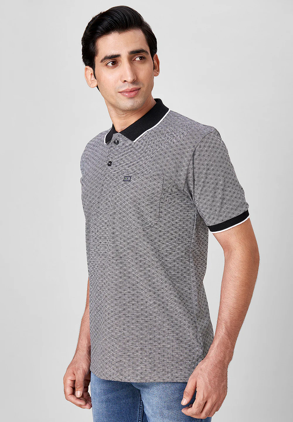 Grey Cotton T-Shirt - Image 5