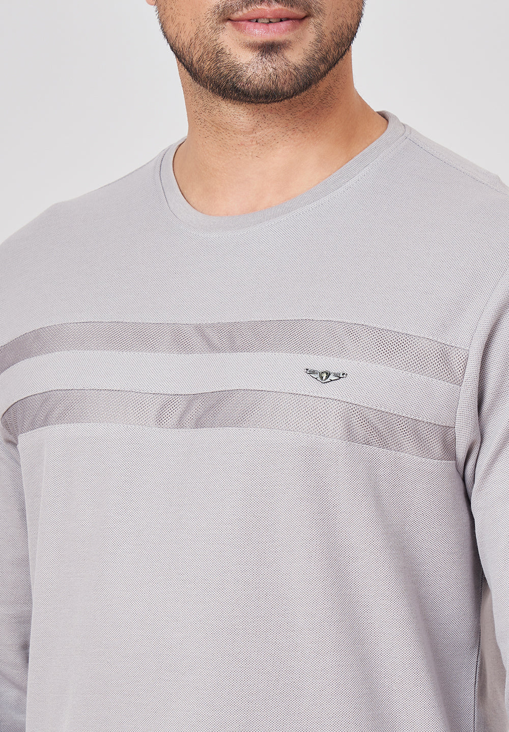 Grey Cotton T-Shirt - Image 4