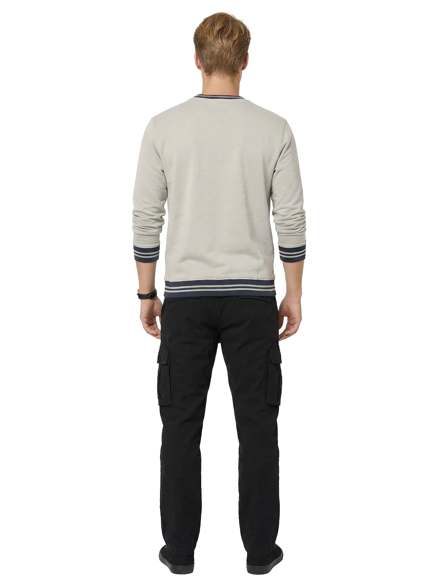 Grey RoundNeck Sweatshirt - Image 2