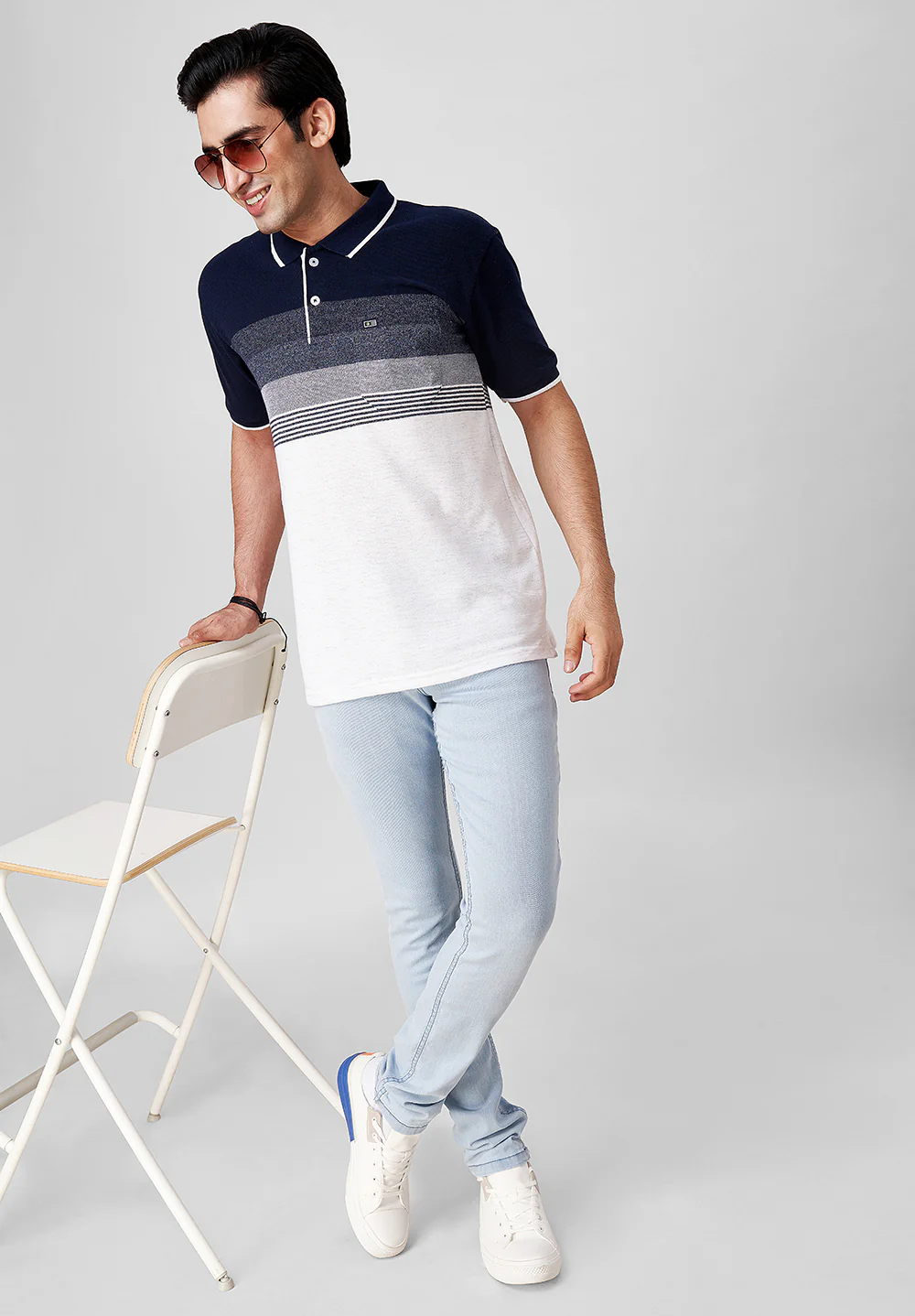 Grey Cotton T-Shirt - Image 4