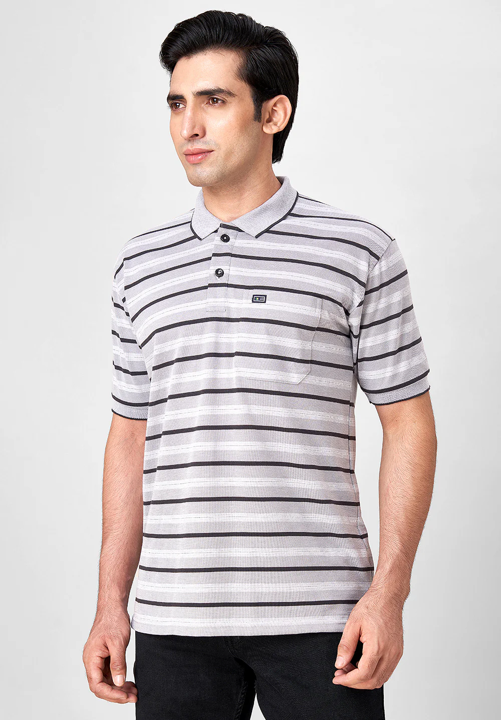 Grey Cotton T-Shirt