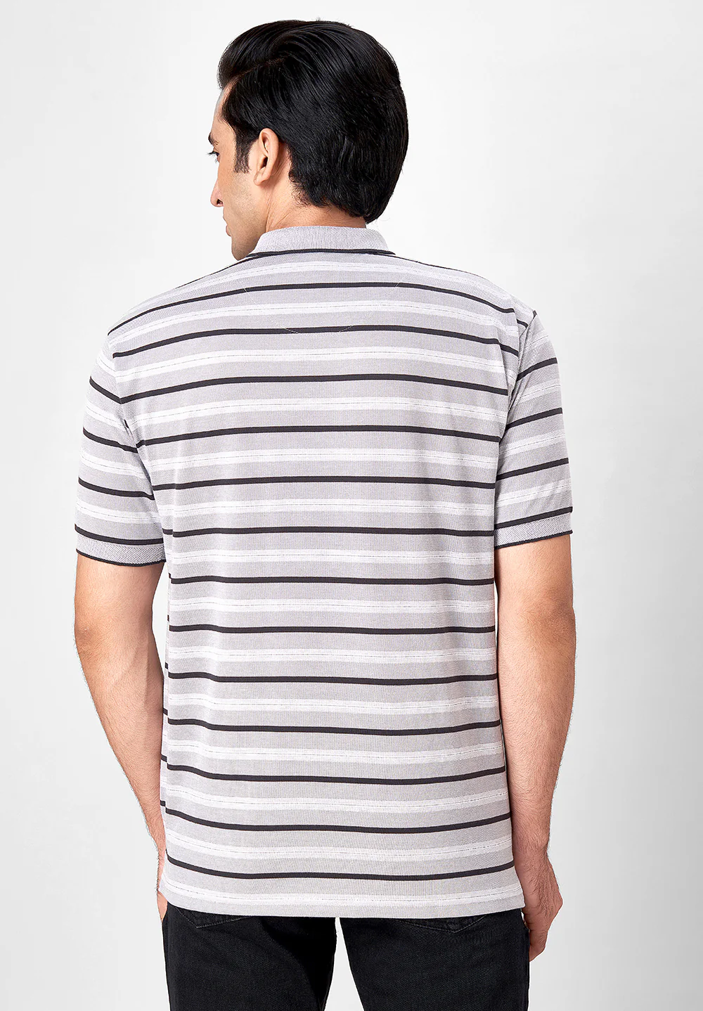 Grey Cotton T-Shirt - Image 2