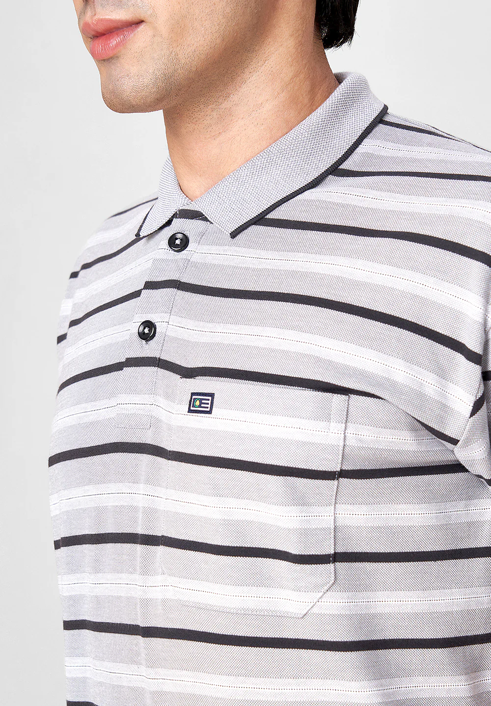 Grey Cotton T-Shirt - Image 3