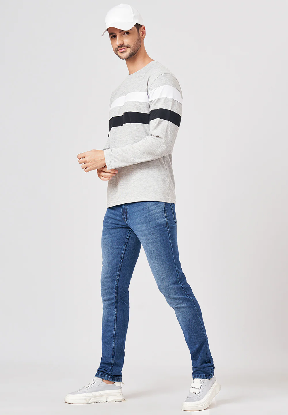 Grey Cotton T-Shirt - Image 5