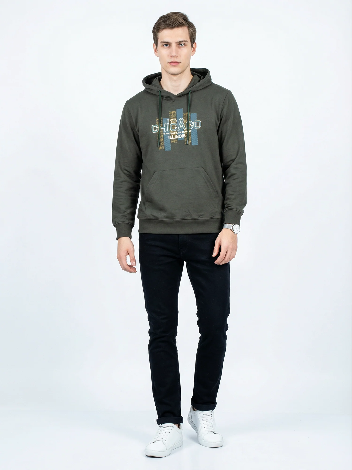 Light Green Winter Hoodie