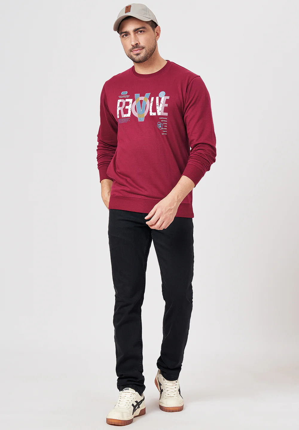 Maroon Cotton T-Shirt - Image 5