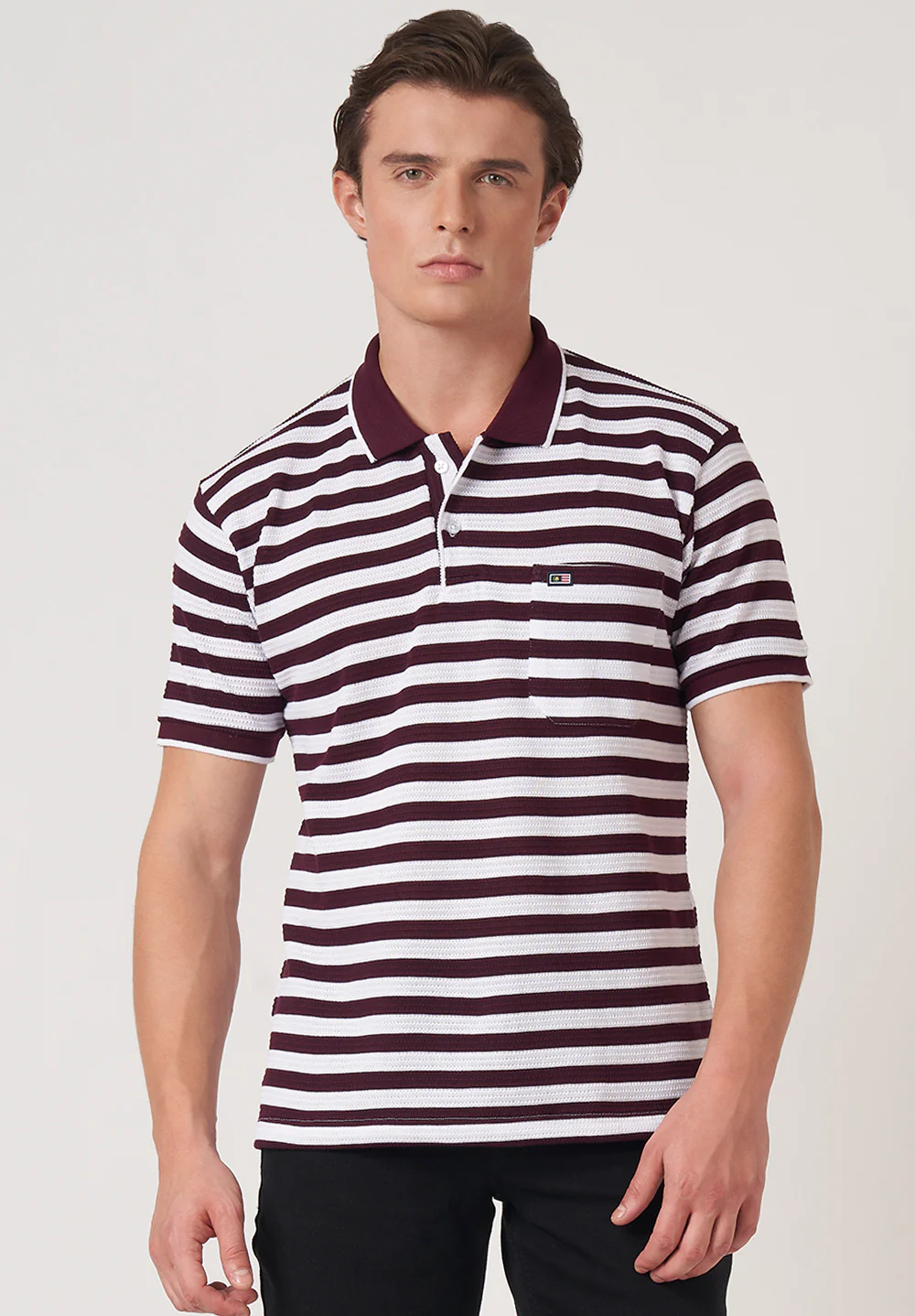 Maroon Cotton T-Shirt