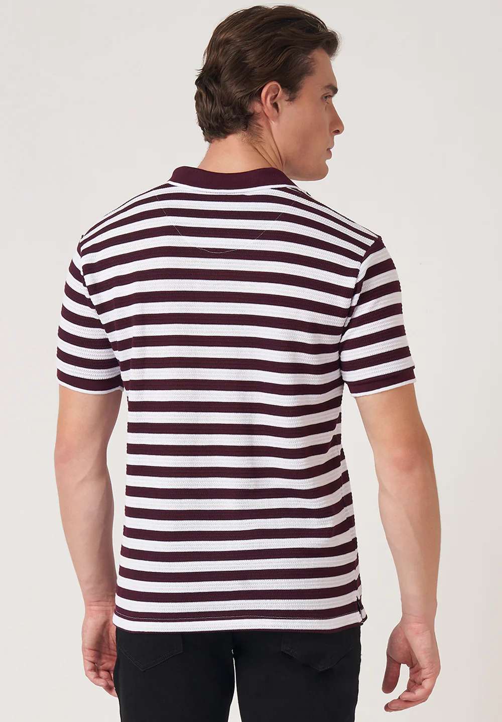 Maroon Cotton T-Shirt - Image 2