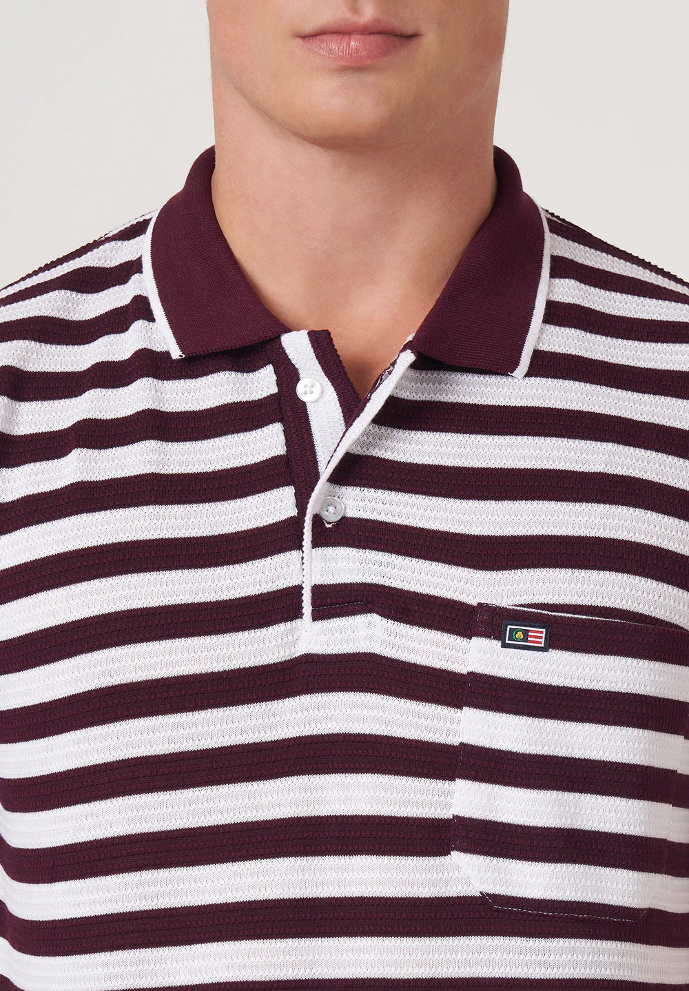 Maroon Cotton T-Shirt - Image 4