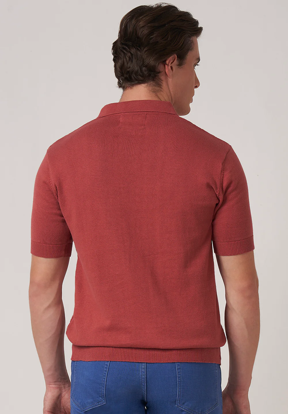 Maroon Cotton T-Shirt - Image 5