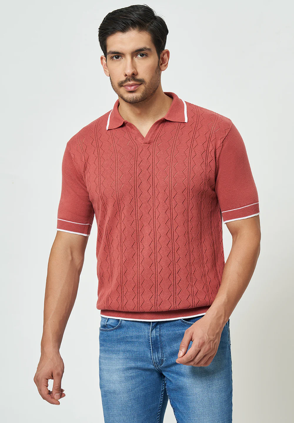 Maroon Cotton T-Shirt