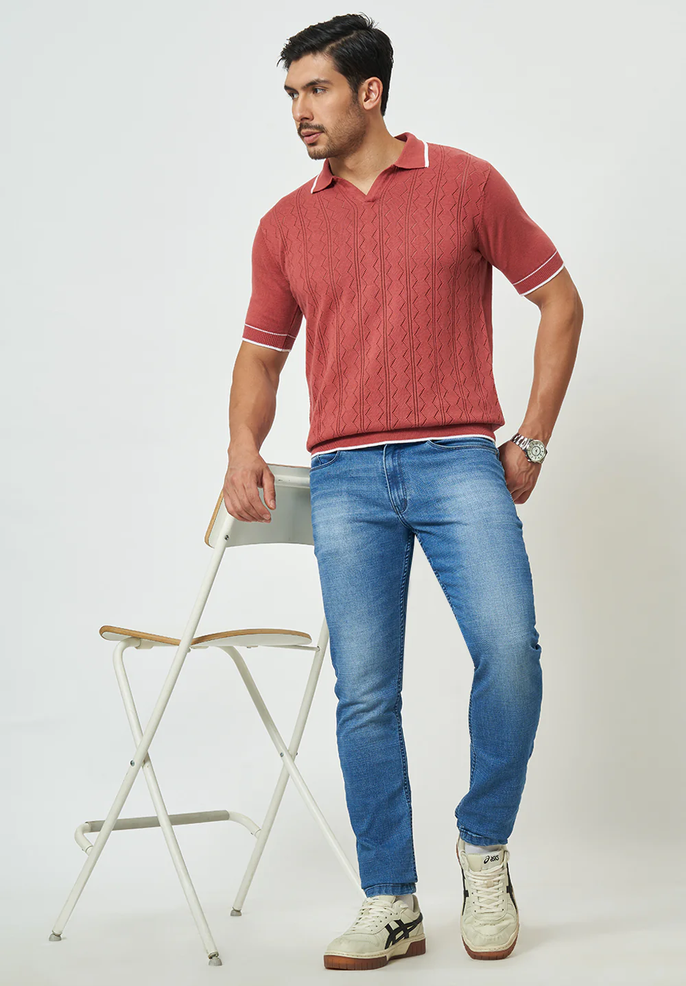 Maroon Cotton T-Shirt - Image 5