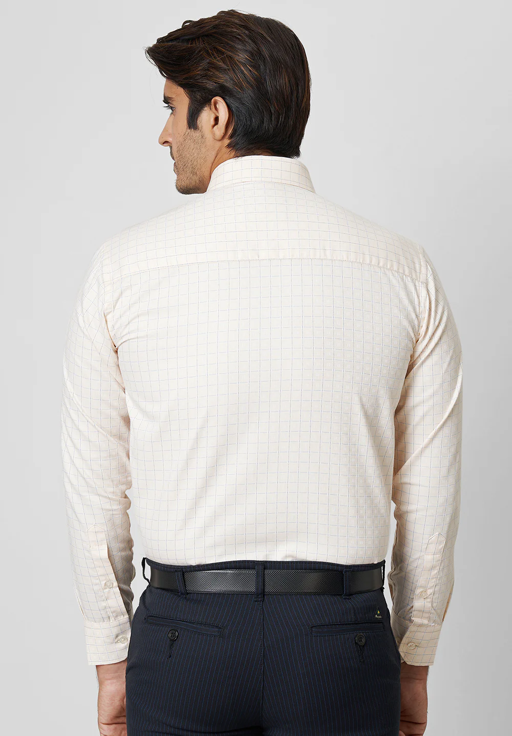 Men Beige Regular Fit Formal Shirt - Image 2
