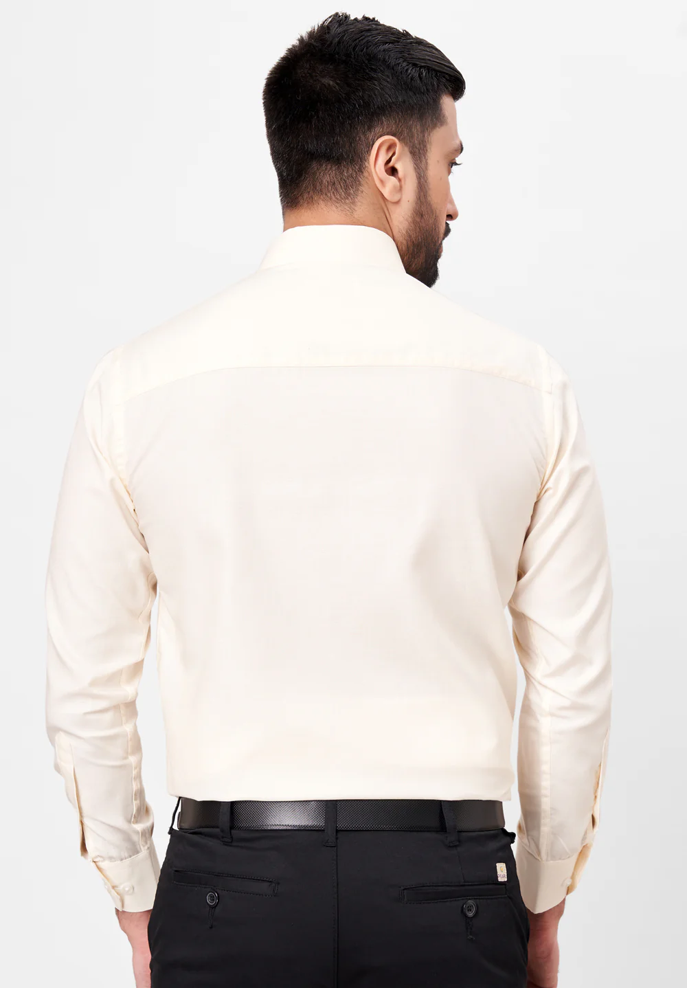 Men Beige Regular Fit Formal Shirt - Image 3