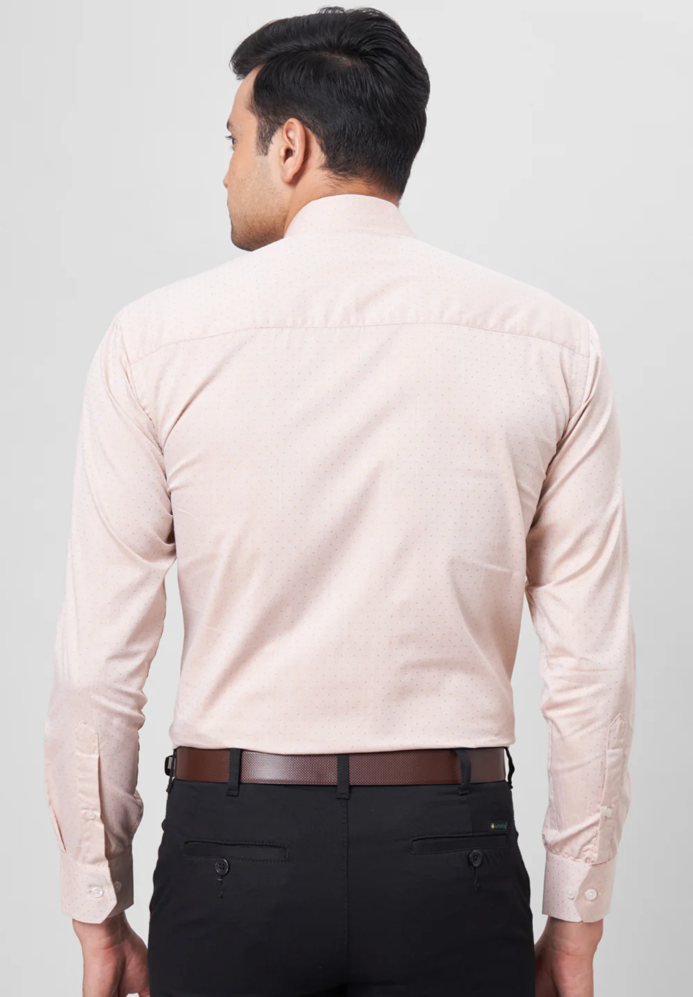 Men Beige Regular Fit Formal Shirt - Image 2