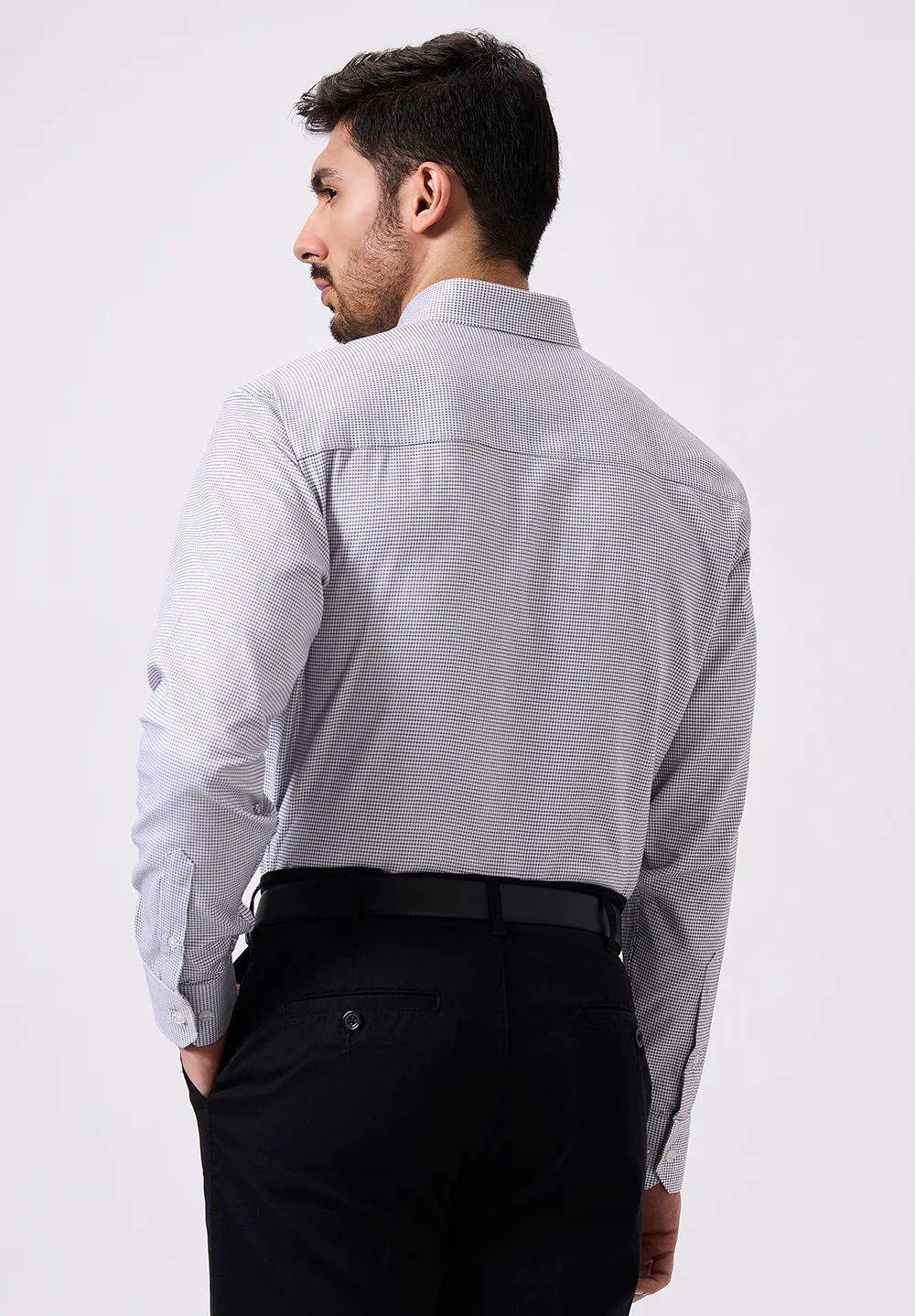 Men White Regular Fit Formal Shirt - Image 2