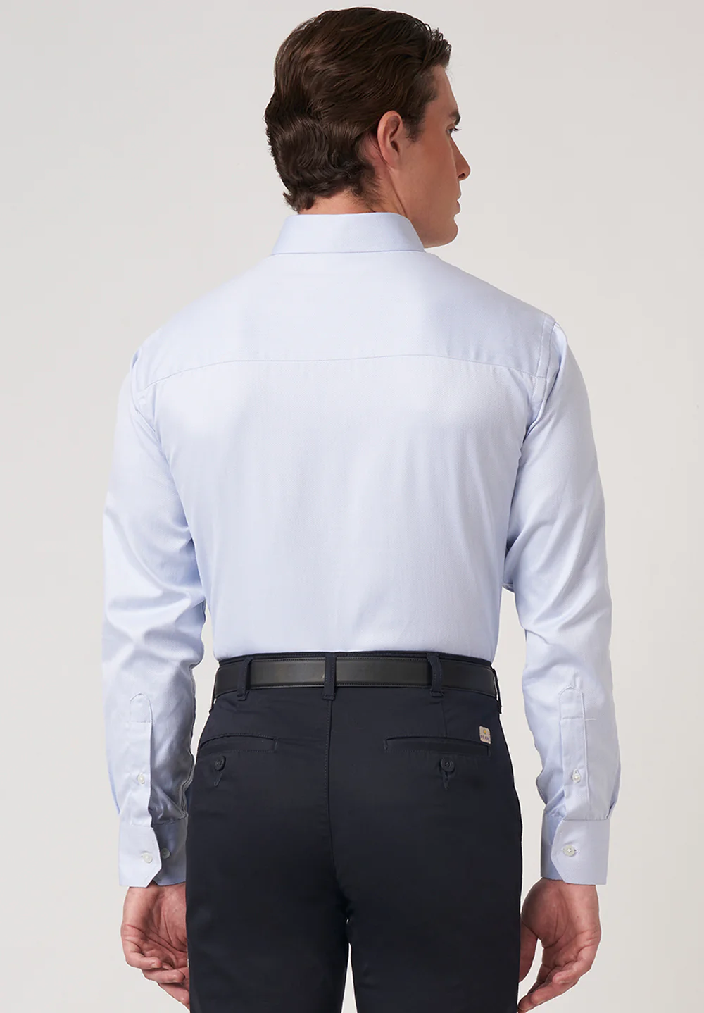 Men Blue Regular Fit Formal Shirt - Image 2
