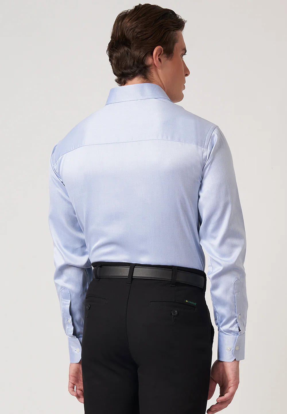 Men Blue Regular Fit Formal Shirt - Image 2