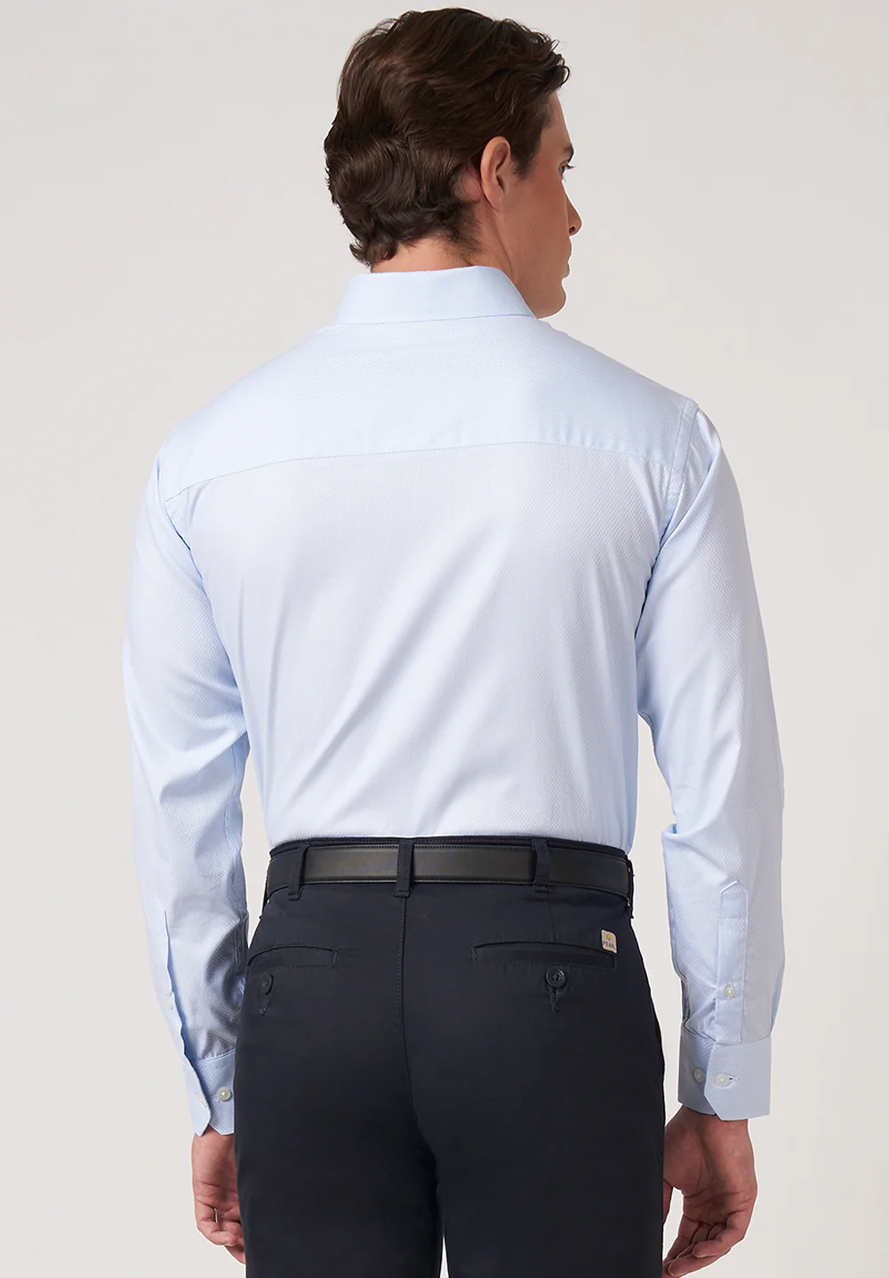 Men Blue Regular Fit Formal Shirt - Image 2