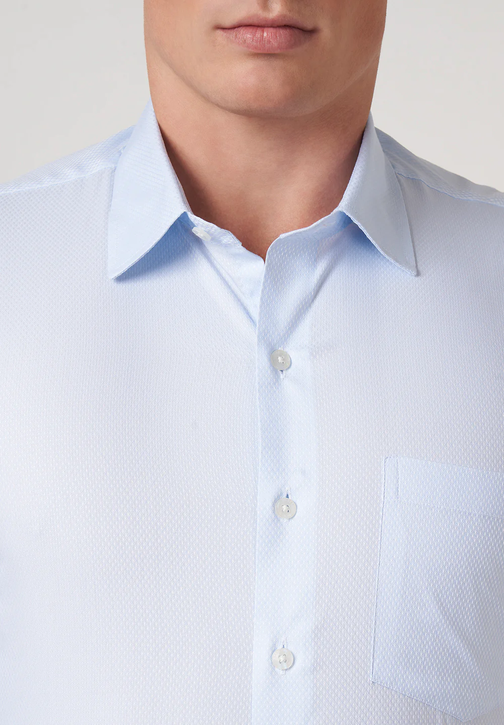 Men Blue Regular Fit Formal Shirt - Image 5