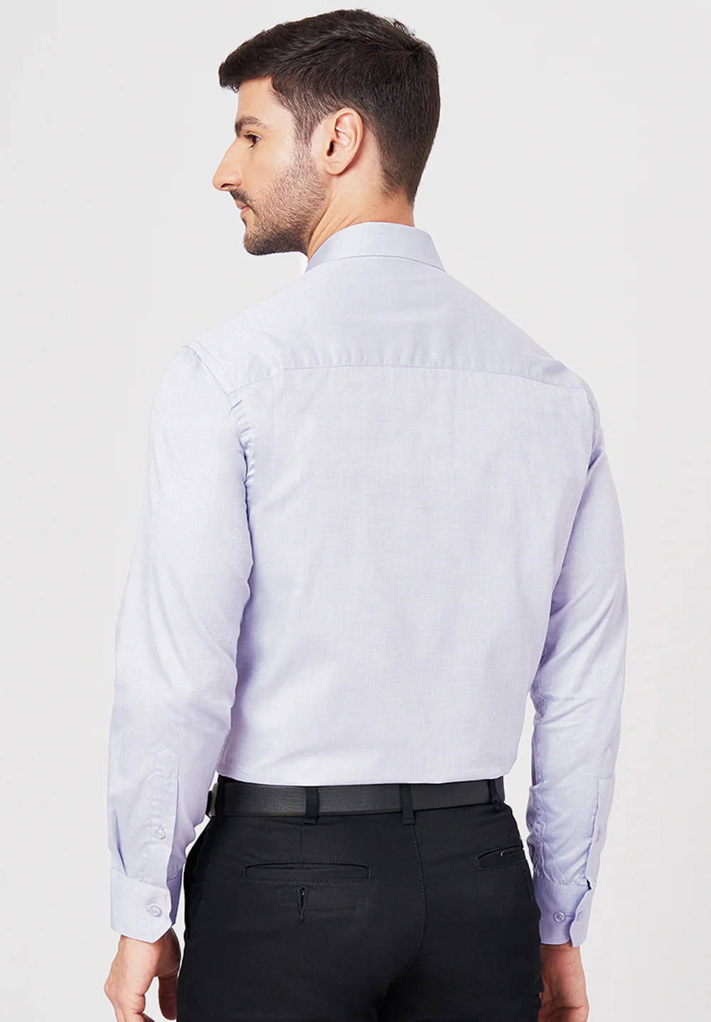 Men Blue Regular Fit Formal Shirt - Image 2