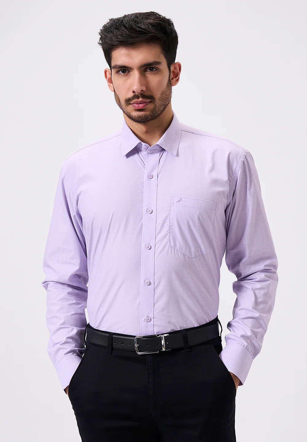 Men Blue Regular Fit Formal Shirt