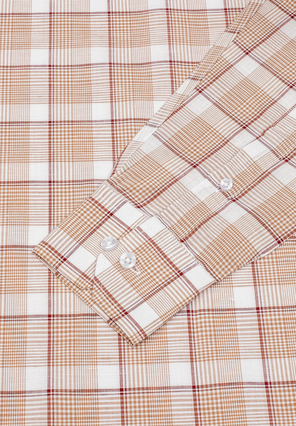 Men Brown Regular Fit Formal Shirt - Image 3