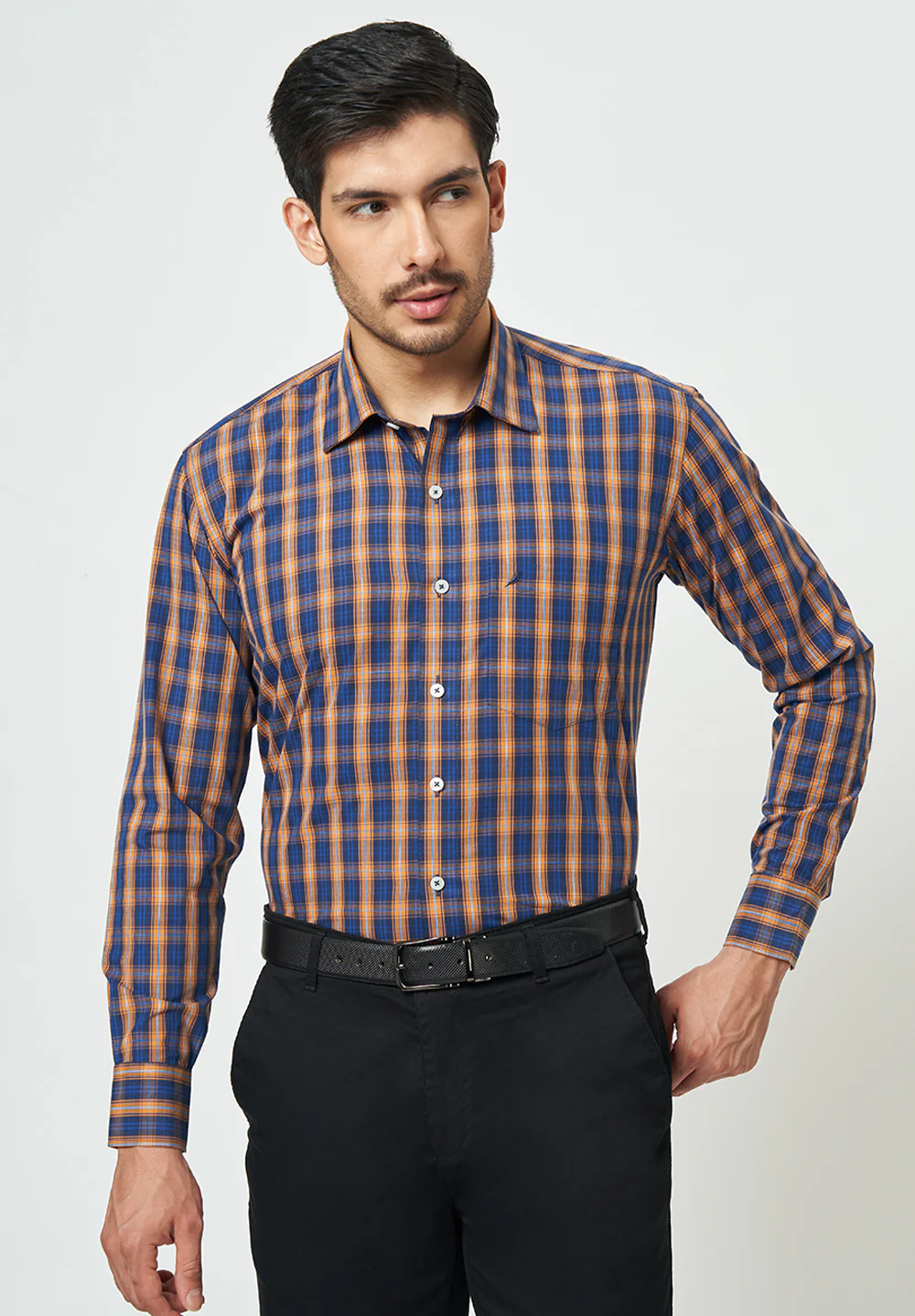 Men Brown Regular Fit Formal Shirt