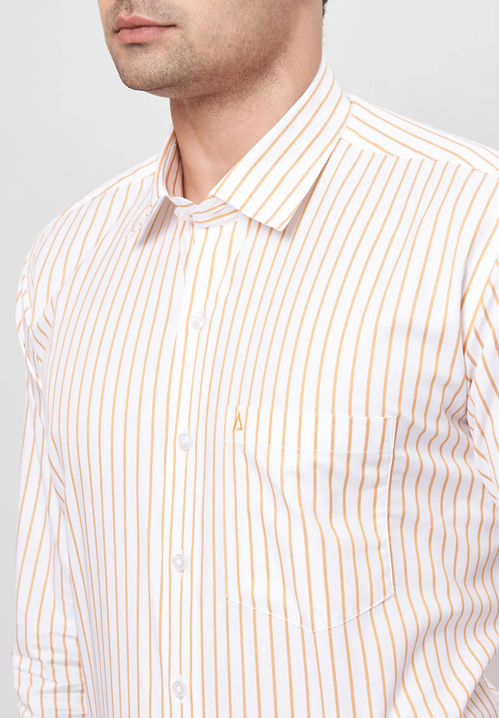 Men Brown Regular Fit Formal Shirt - Image 3