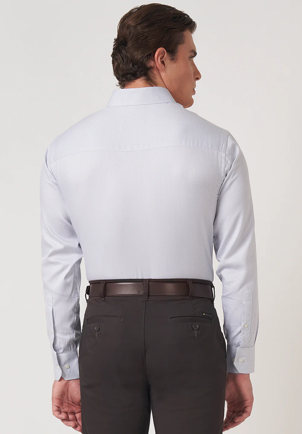 Men Gray Regular Fit Formal Shirt - Image 2