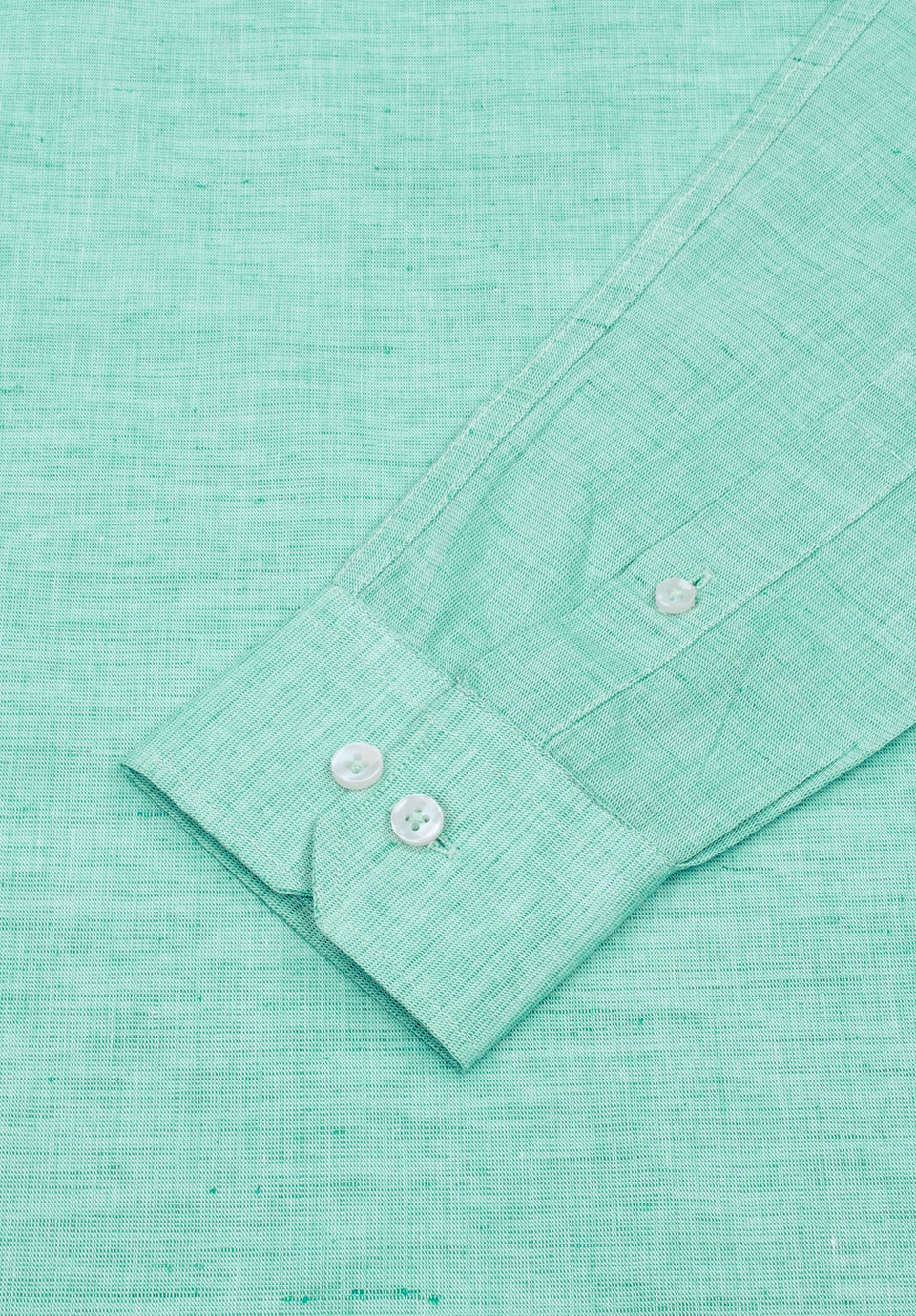 Men Green Slim Fit Formal Shirt - Image 3