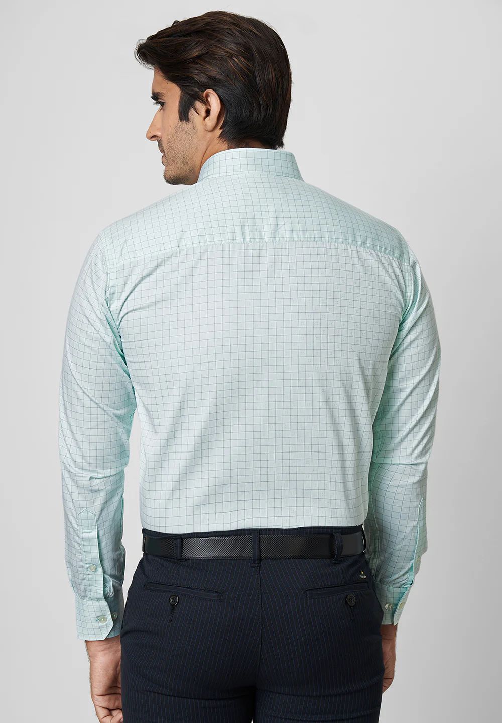 Men Green Regular Fit Formal Shirt - Image 2