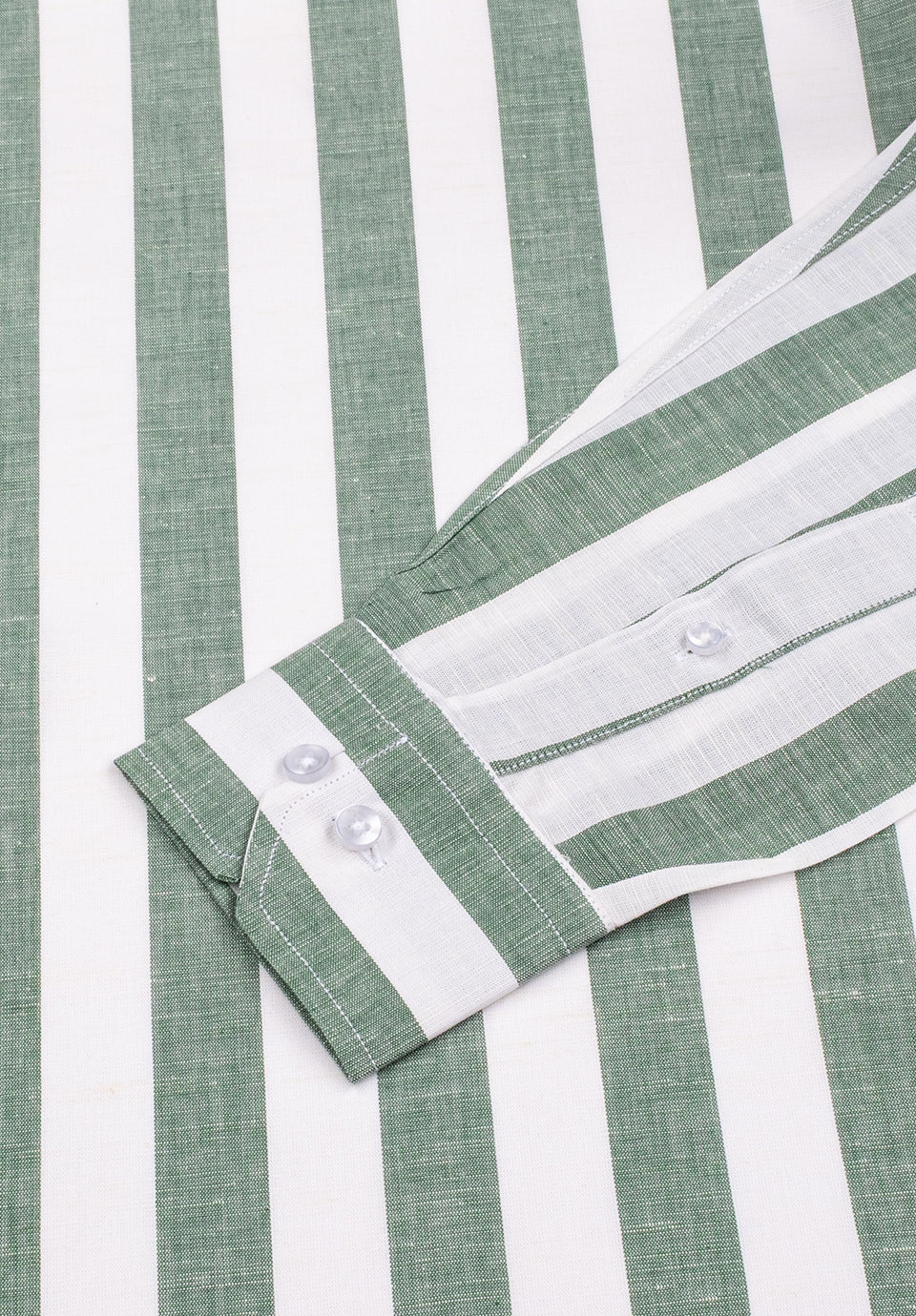 Men Green Regular Fit Formal Shirt - Image 3
