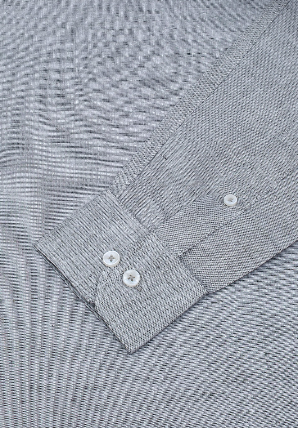Men Grey Slim Fit Formal Shirt - Image 3